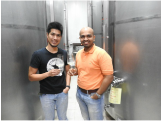 Siam Winery Suppached Sasomsin and Ajit Balgi