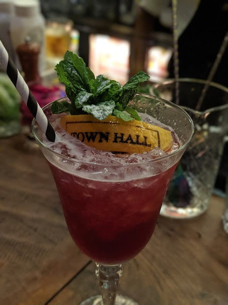 wine cocktails at TownHall