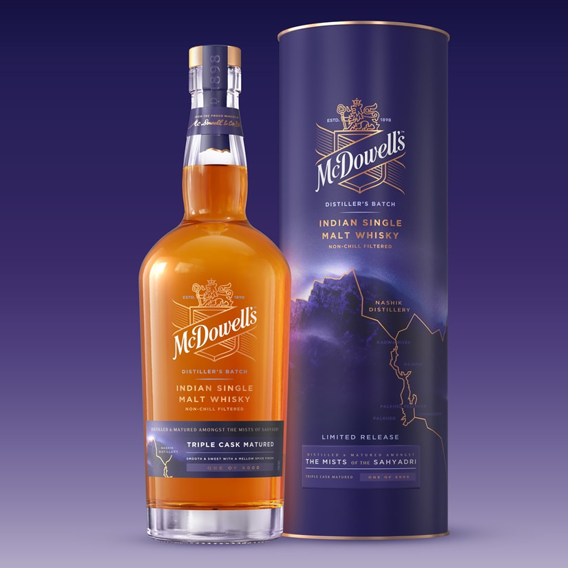 Mcdowell's Single Malt whisky