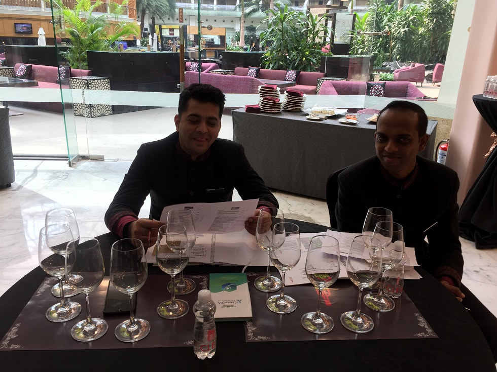 Staff nominated by Sahara Star hotel at the Wine 101 
