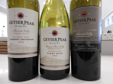 Geyser Peak Sonoma wines