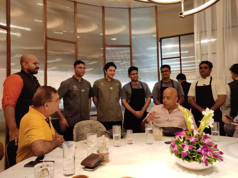 Tresind Mumbai chef team with Chef Sarfaraz Ahmed